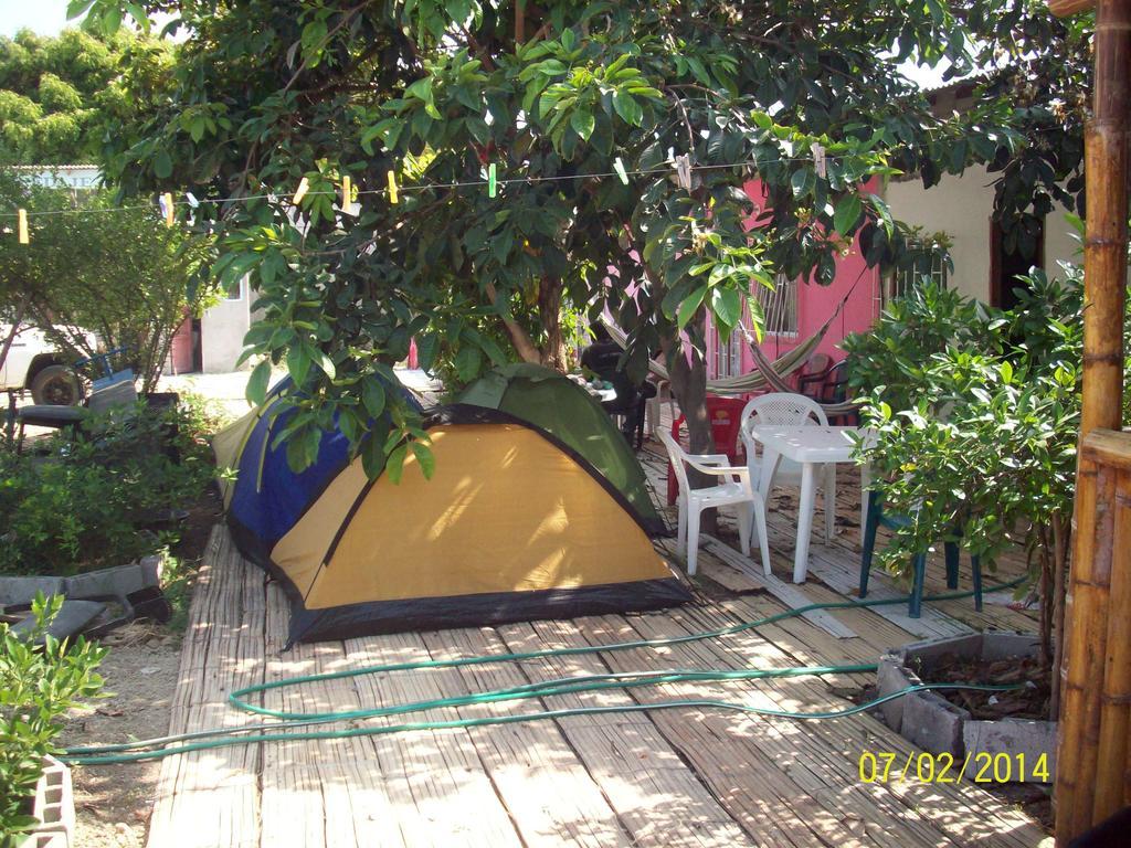 Hostal Camping Beach Salinas  Exterior photo